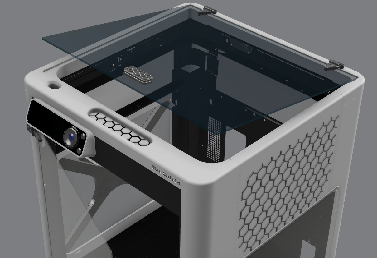 The Shield enclosure for Bambu lab P1P by Ch