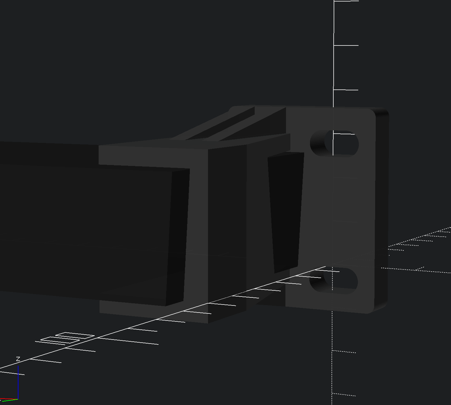 Mounting bracket for RB4011 router in 10