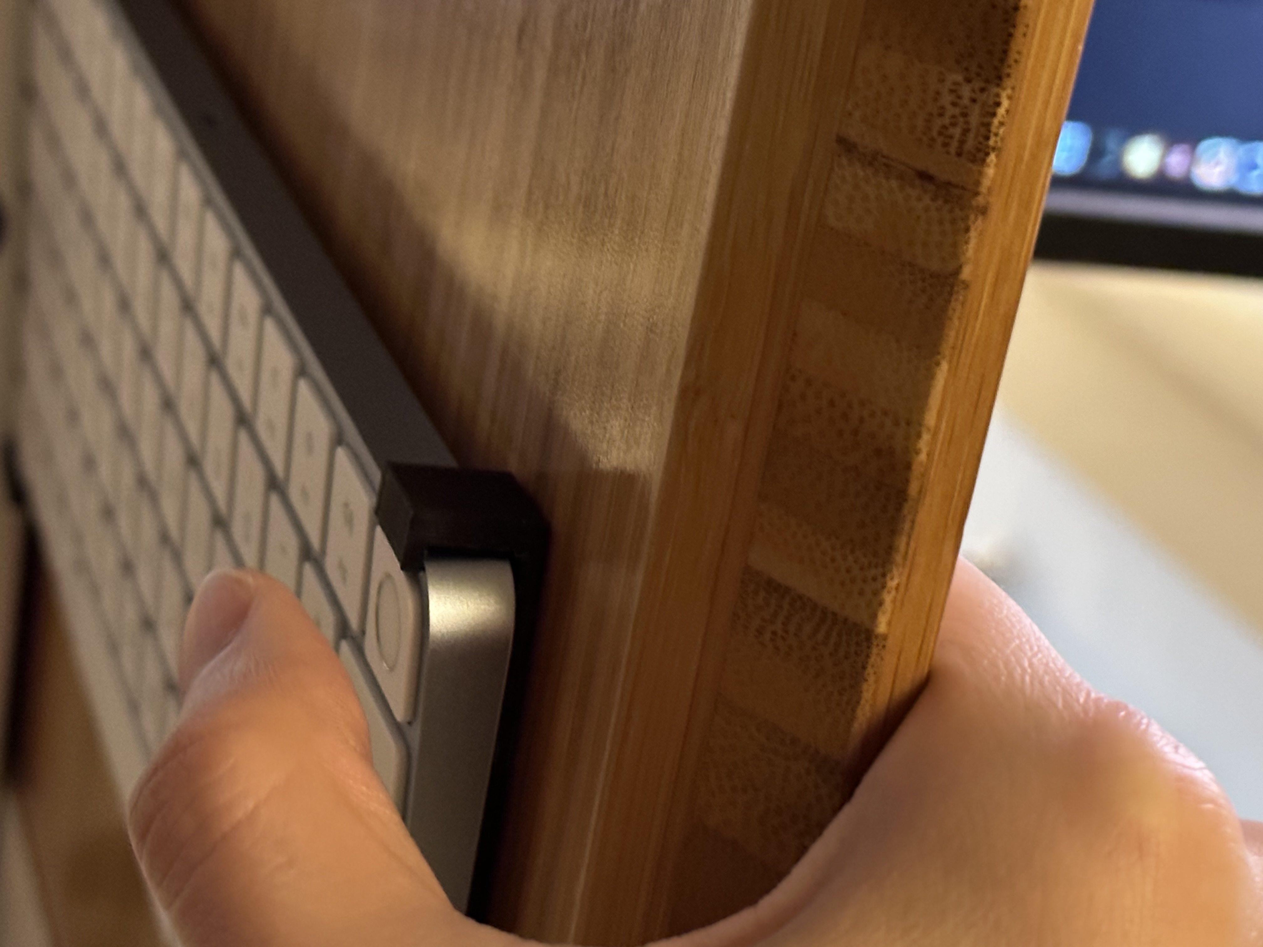 Under Desk Apple Magic Keyboard with Touch ID Holder/Hanger/Mount