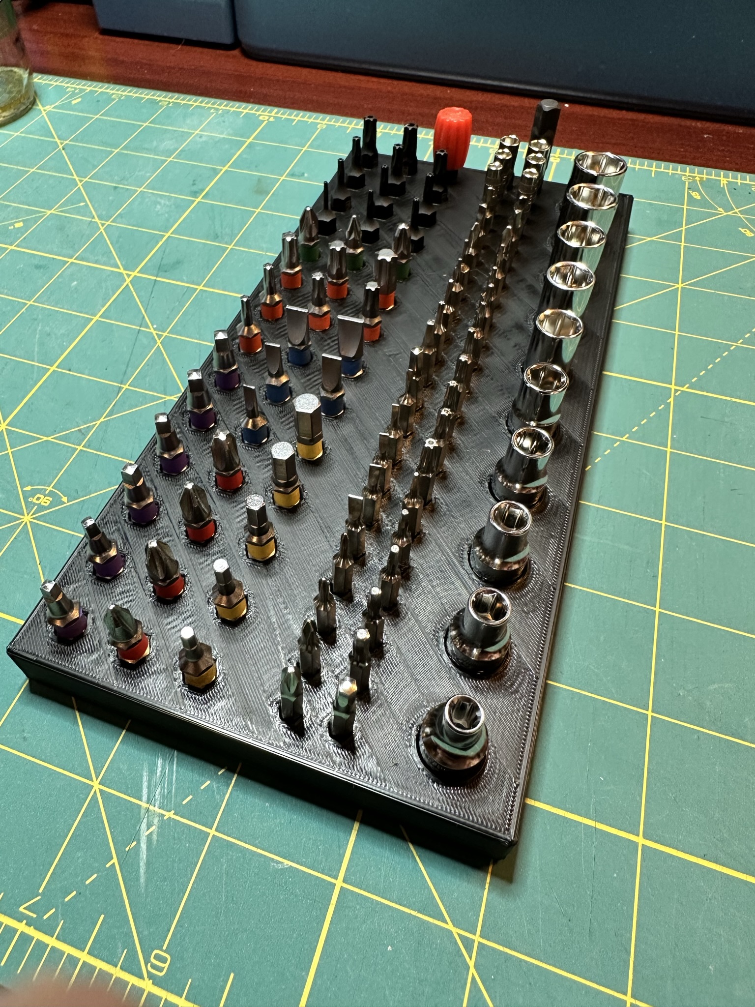 Bits & Sockets Organizer Tray by sdgsean Download free STL model