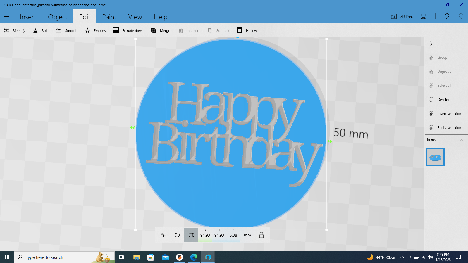 happy birthday coster