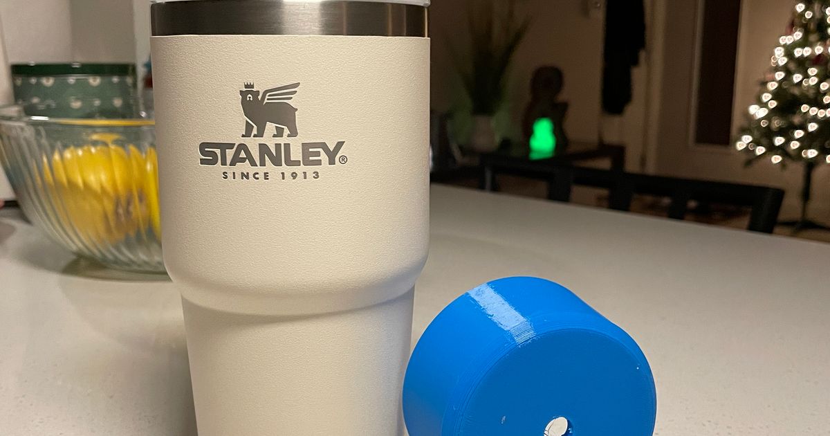 Stanley 20 oz cup handle by visualplastik, Download free STL model