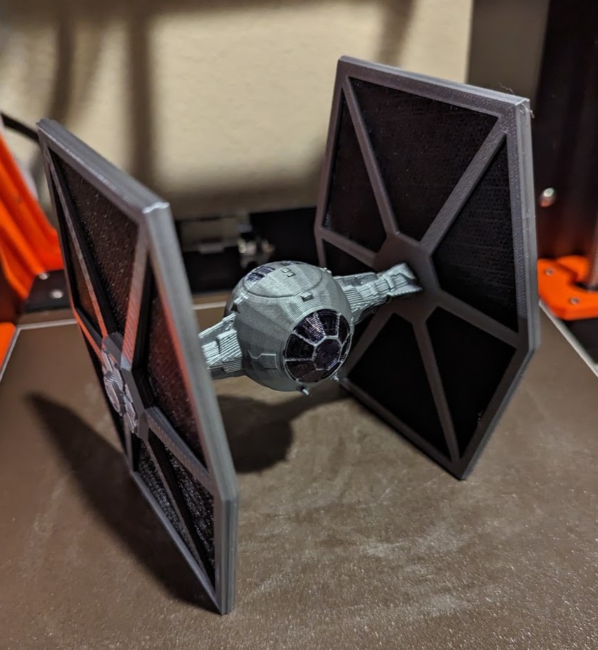 Higher detail TIE fighter