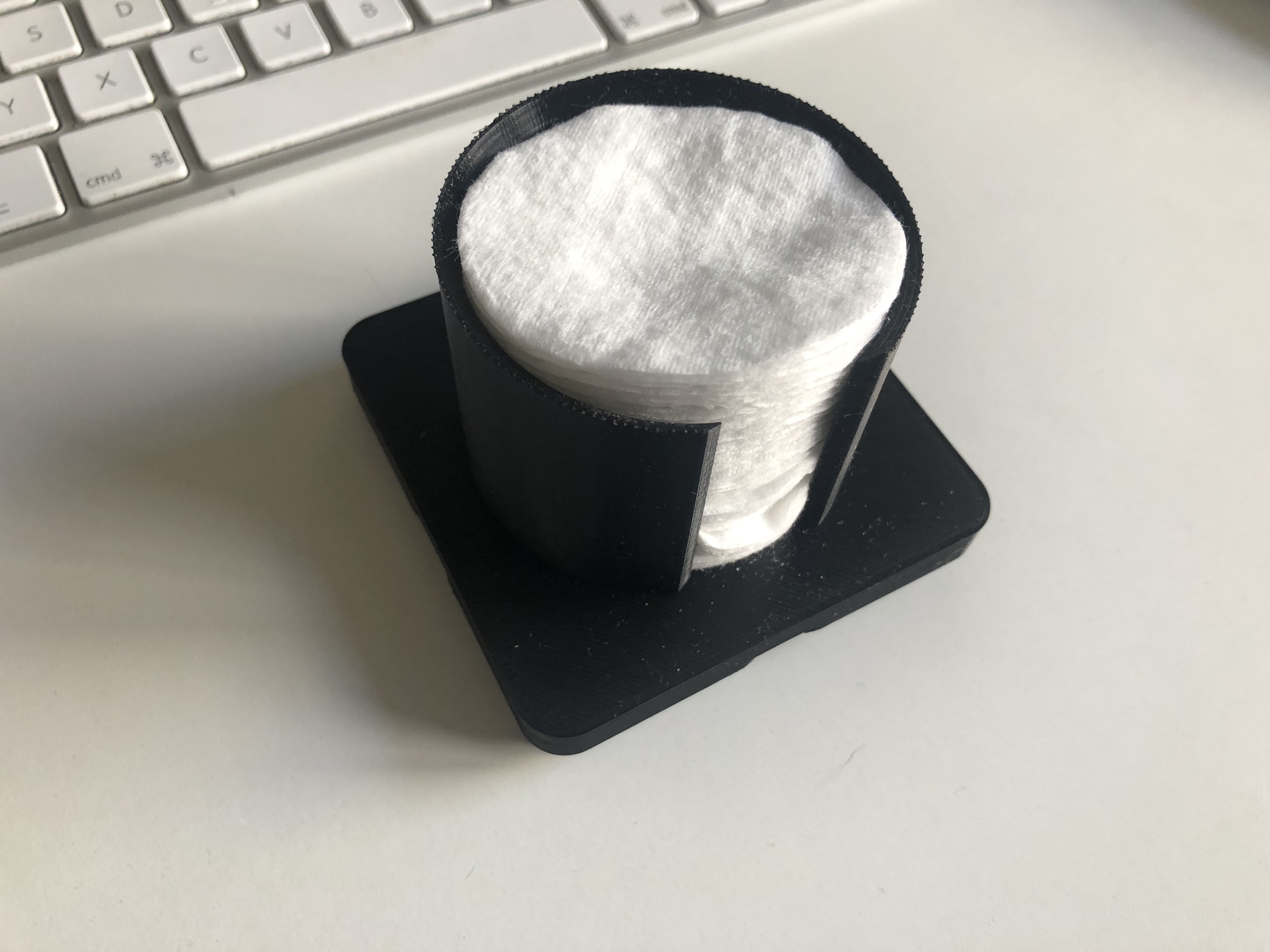 Gridfinity Cotton Pads Container