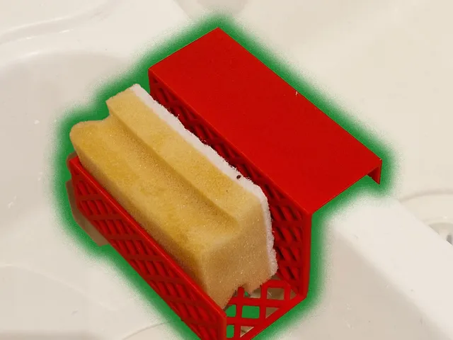 Kitchen Sink Sponge Holder - Left Holder - in all sizes (for all sinks and sponges)