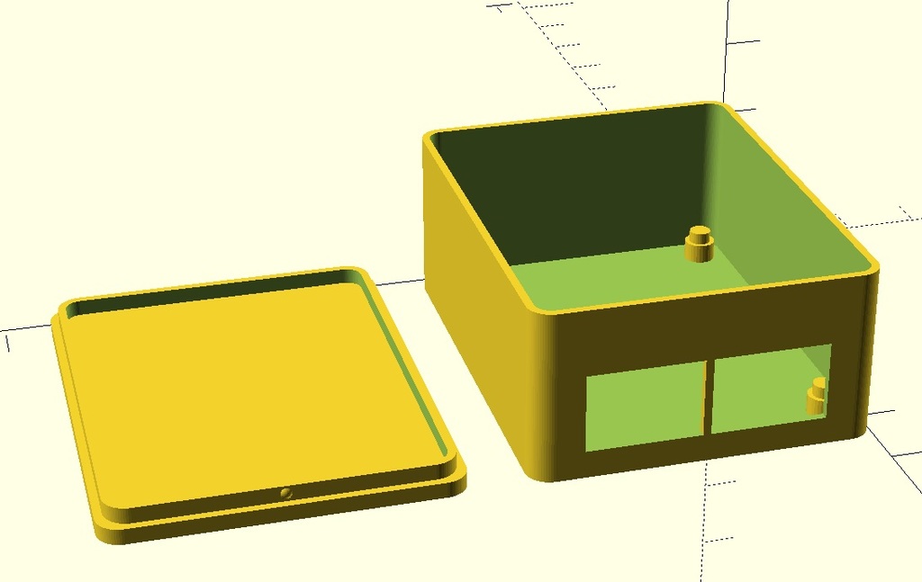 Box with lid for sainsmart 2-Relais Module
