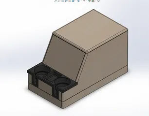 Landrover Defencer Centre Cubby box