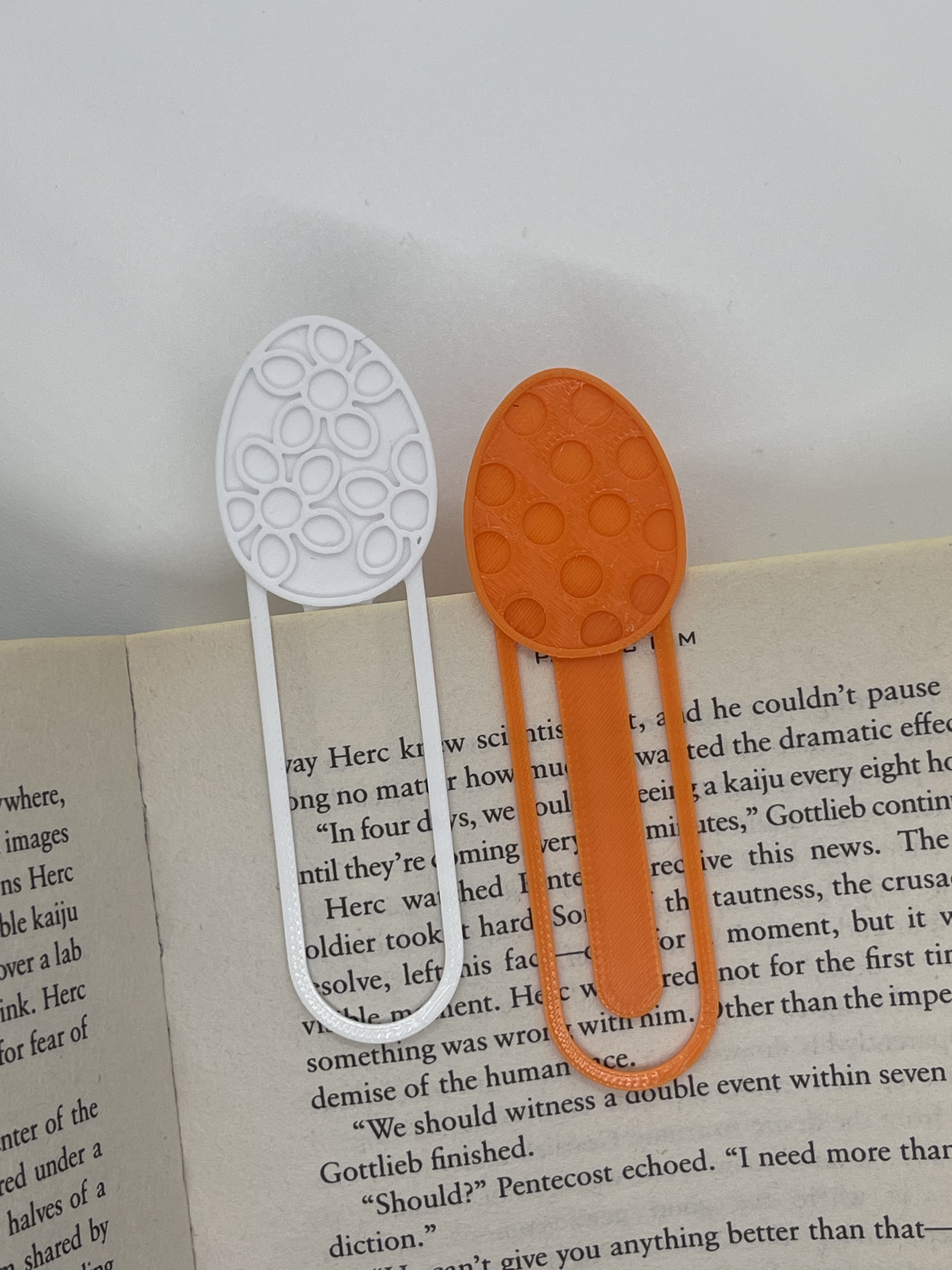 Miniatura 5 do modelo 3D Easter egg bookmarks