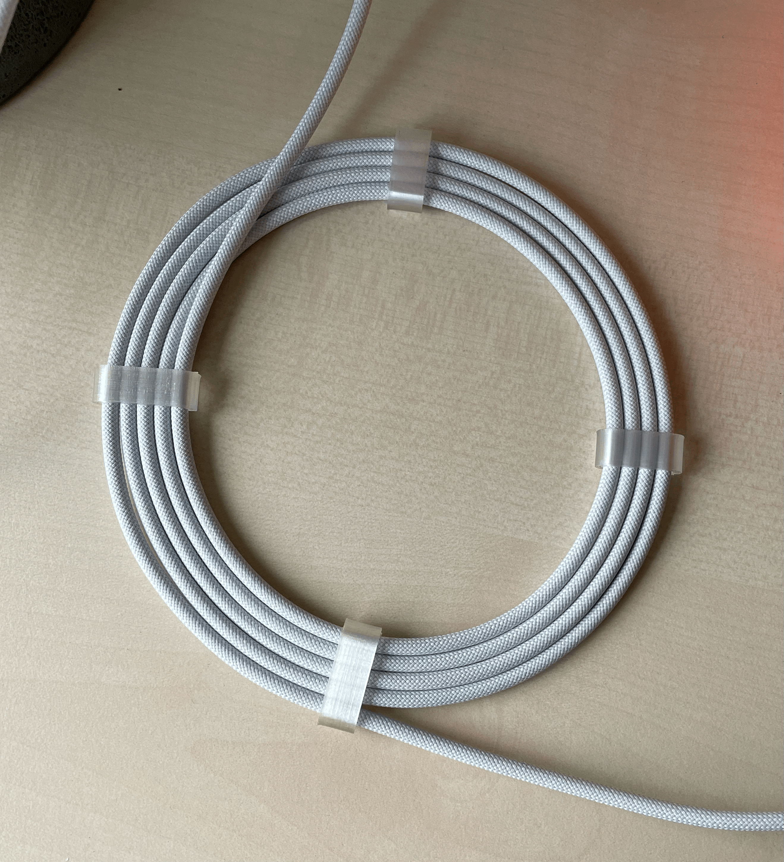 Parametric MacBook cable clip