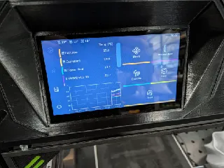 RatRig V Core 4 Top Extension Pi TFT70 Frame