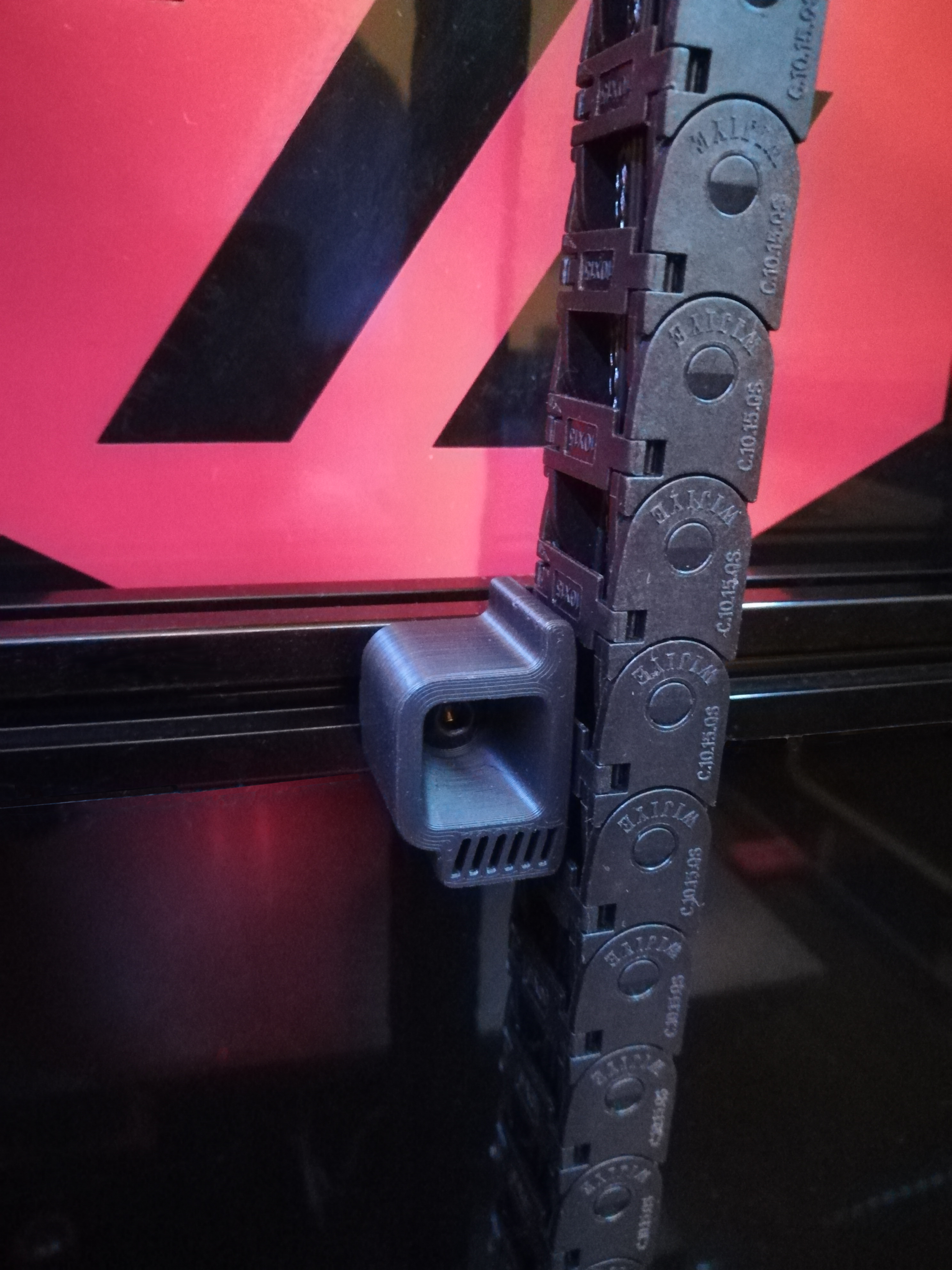 Voron Z-Chain Guide Thermistor Mount