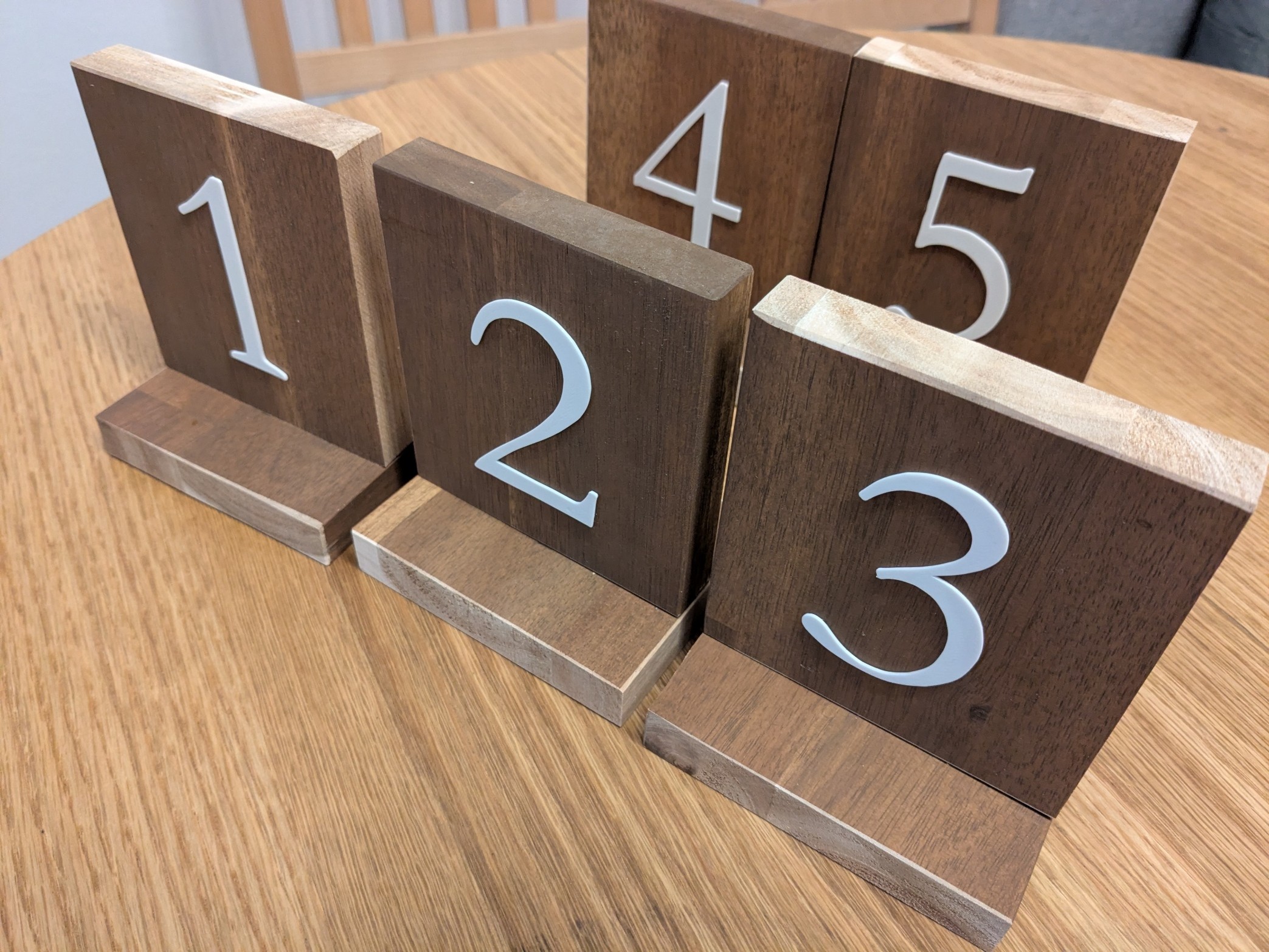 wedding table numbers