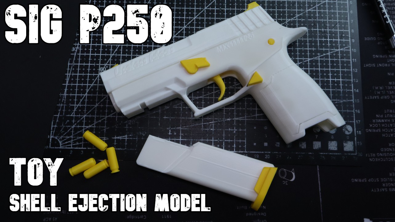 Sig P250 Toy blowback Shell ejecting kit