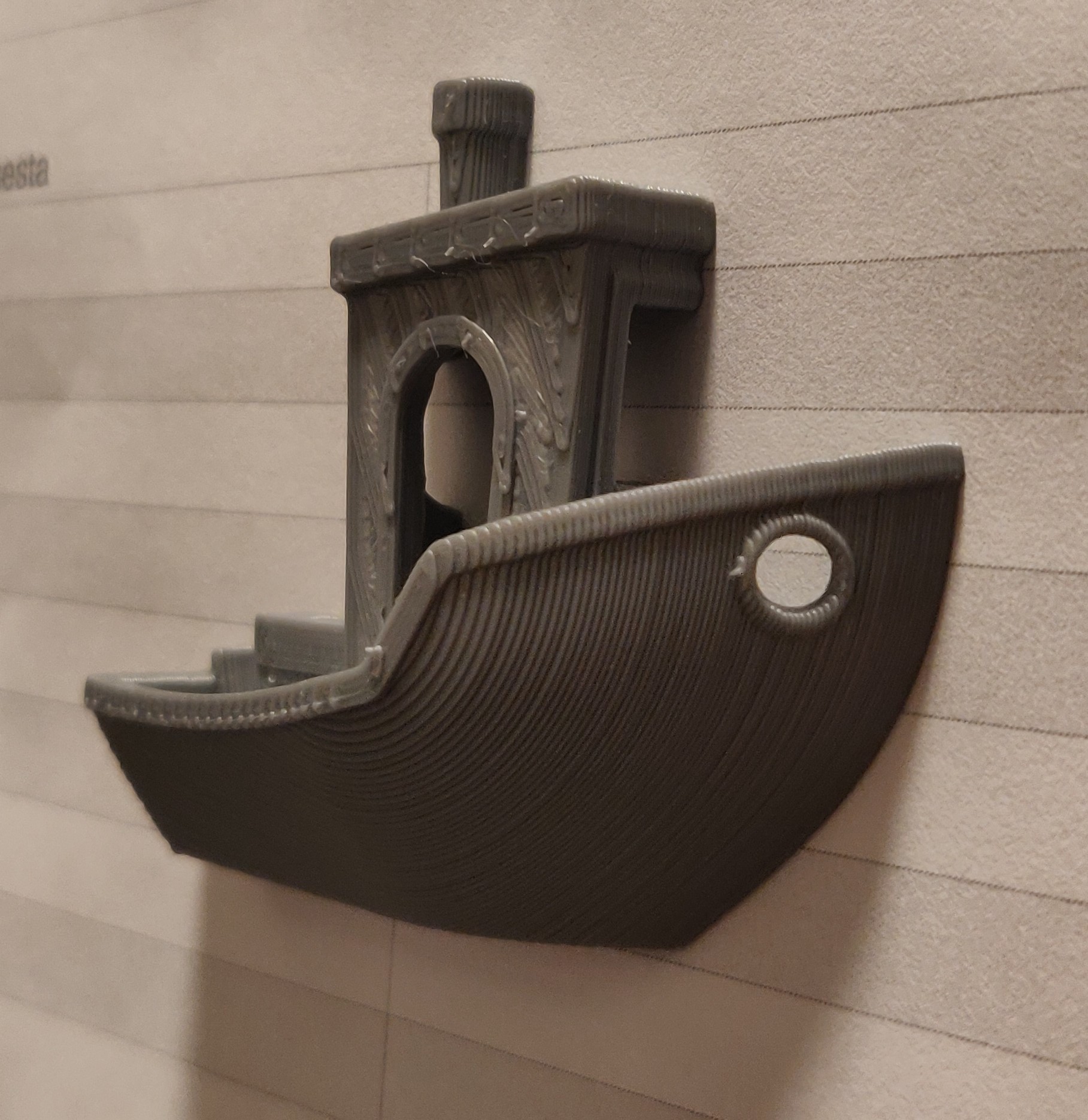 Benchy magnet 3D model thumbnail