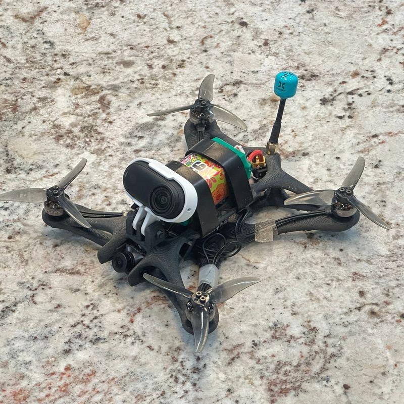Janthina Drone Frame by Joel Weikel | Download free STL model ...