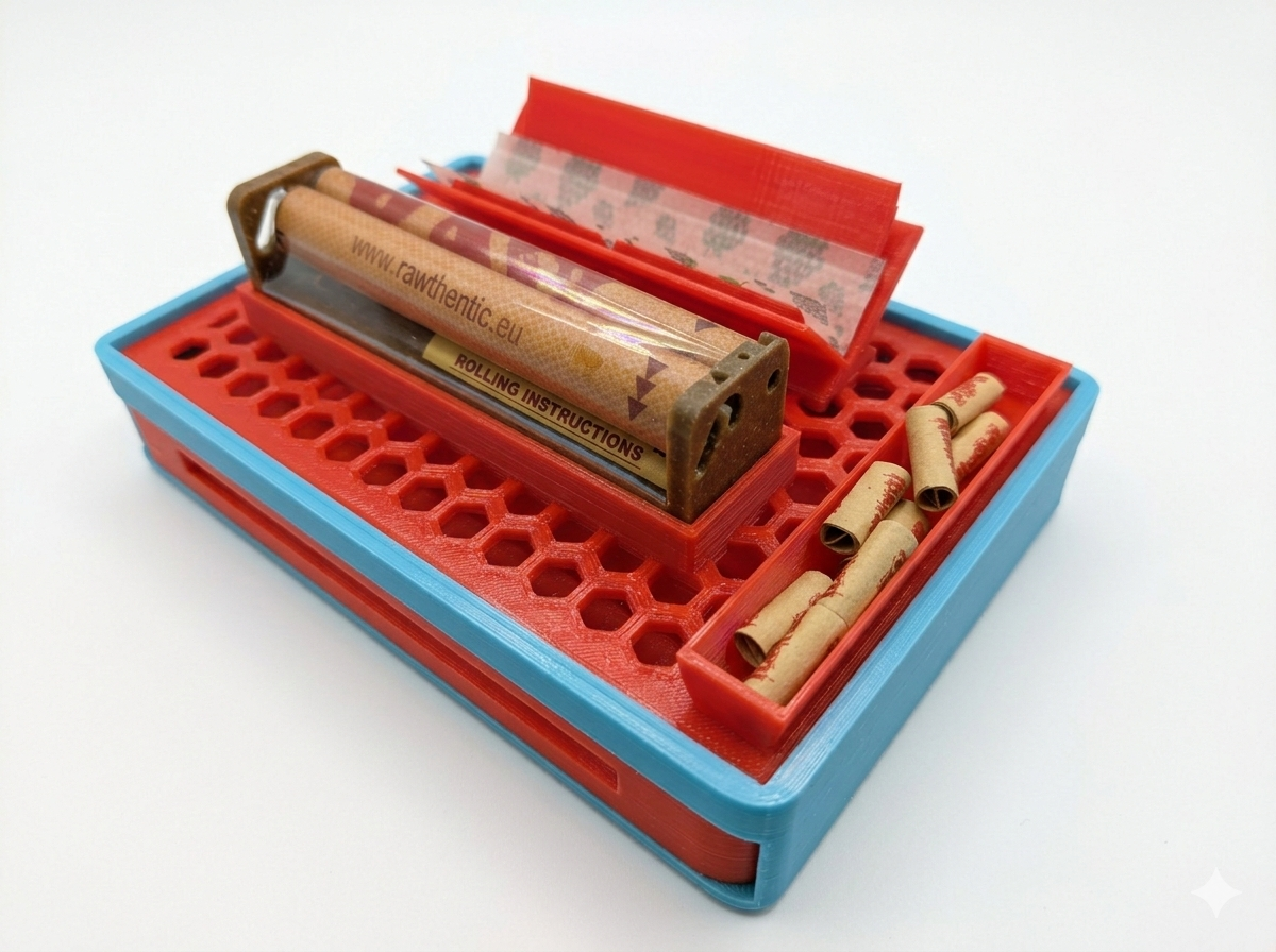 Smokers Box - King Size + Rolling Machine Station