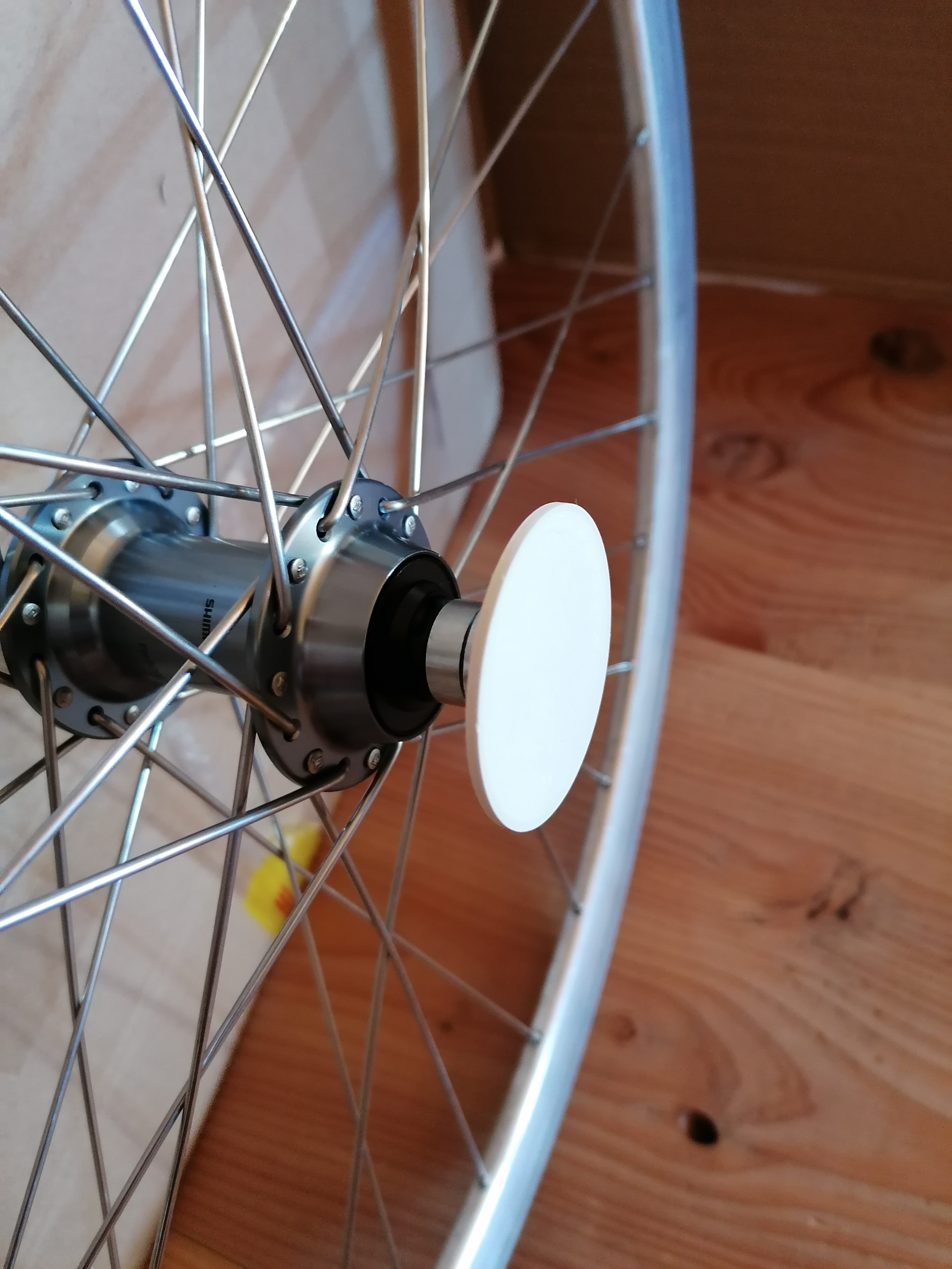 Hub Protection for Bicycle Wheel Shipping (Customizable)