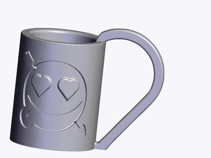 Emoji Valentines 12oz CanCup