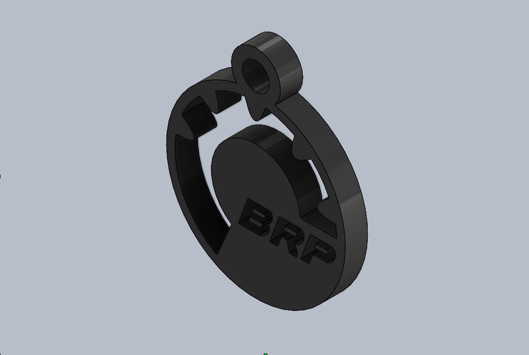 Can-am BRP logo keychain