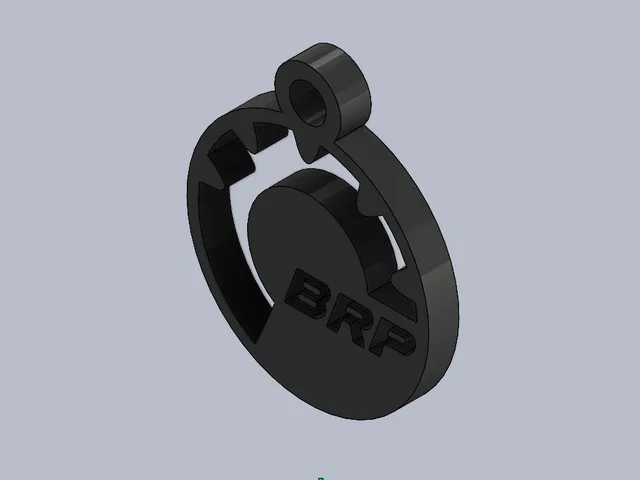 Can-am BRP logo keychain