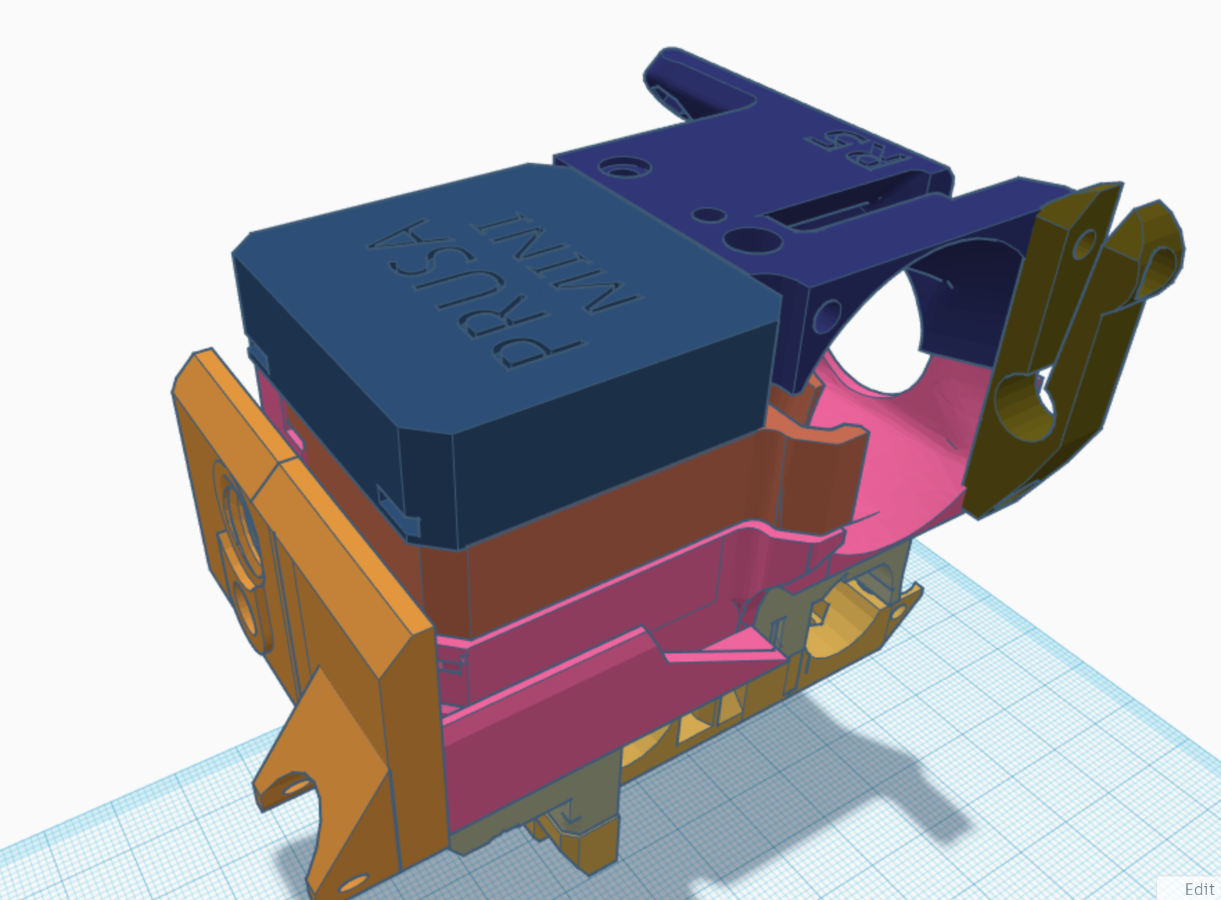 MK3S Hotend MOD for Prusa MINI by JeffL | Download free STL model ...