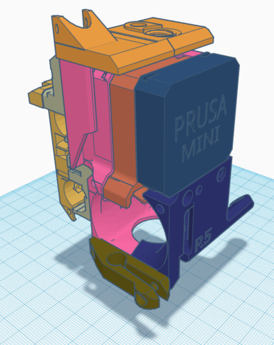 MK3S Hotend MOD for Prusa MINI by JeffL | Download free STL model ...
