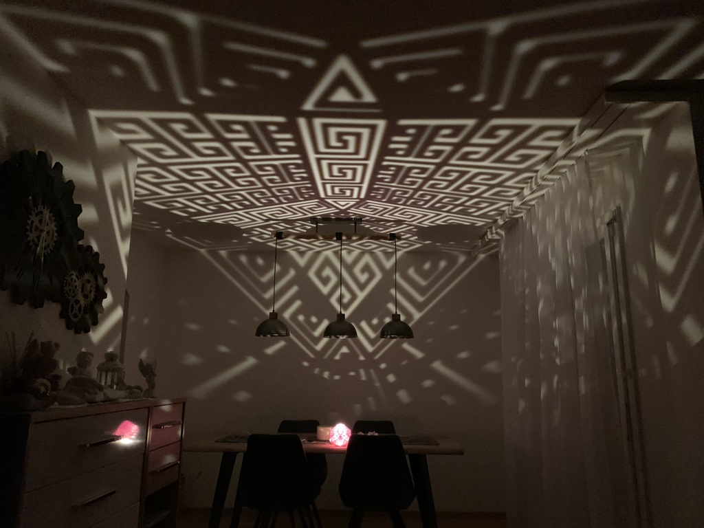 Greek Meander Lamp (Bottom Update Ledberg IKEA)