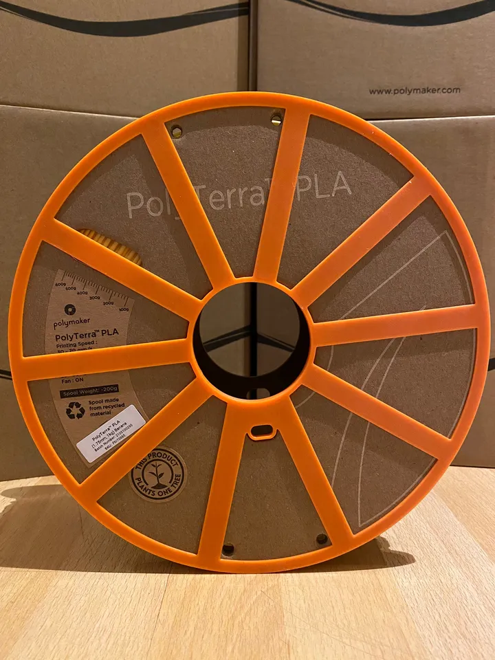 AMS Adapter Wheels for Polymaker PolyTerra and PolyLite Spools by Mr.Haix, Download free STL model