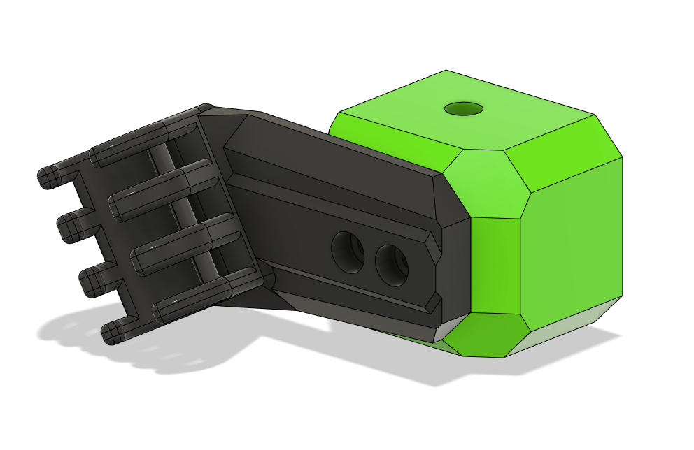 Ratrig V-Minion X end cap for Squirrelbrain's belted Z