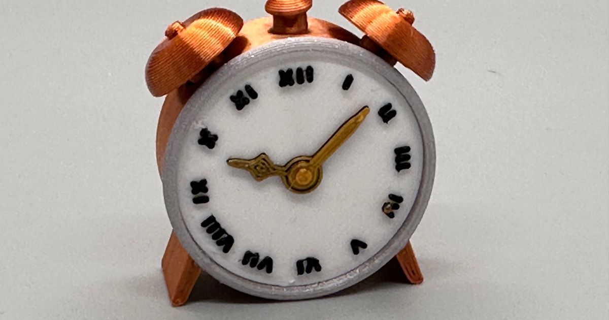 OldFashioned Alarm Clock Prop for Lost Ruins of Arnak and Other