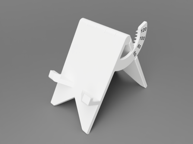 Miniatura 2 do modelo 3D Adjustable Phone Stand (PIP)