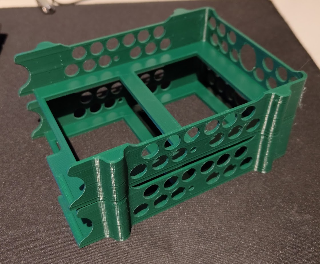 Stackable HDD Caddy & Cage with Top by darthmorf Download free STL