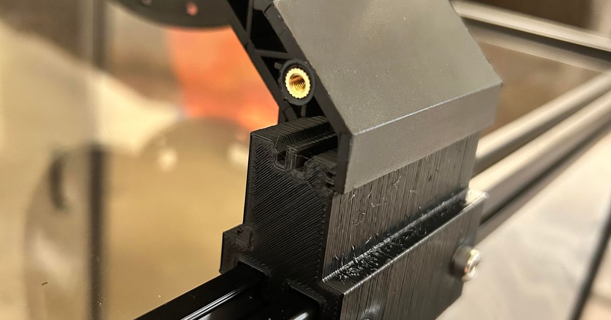 Ender 3 S1 Aluminum Extrusion Spool Adapter by treber Download free