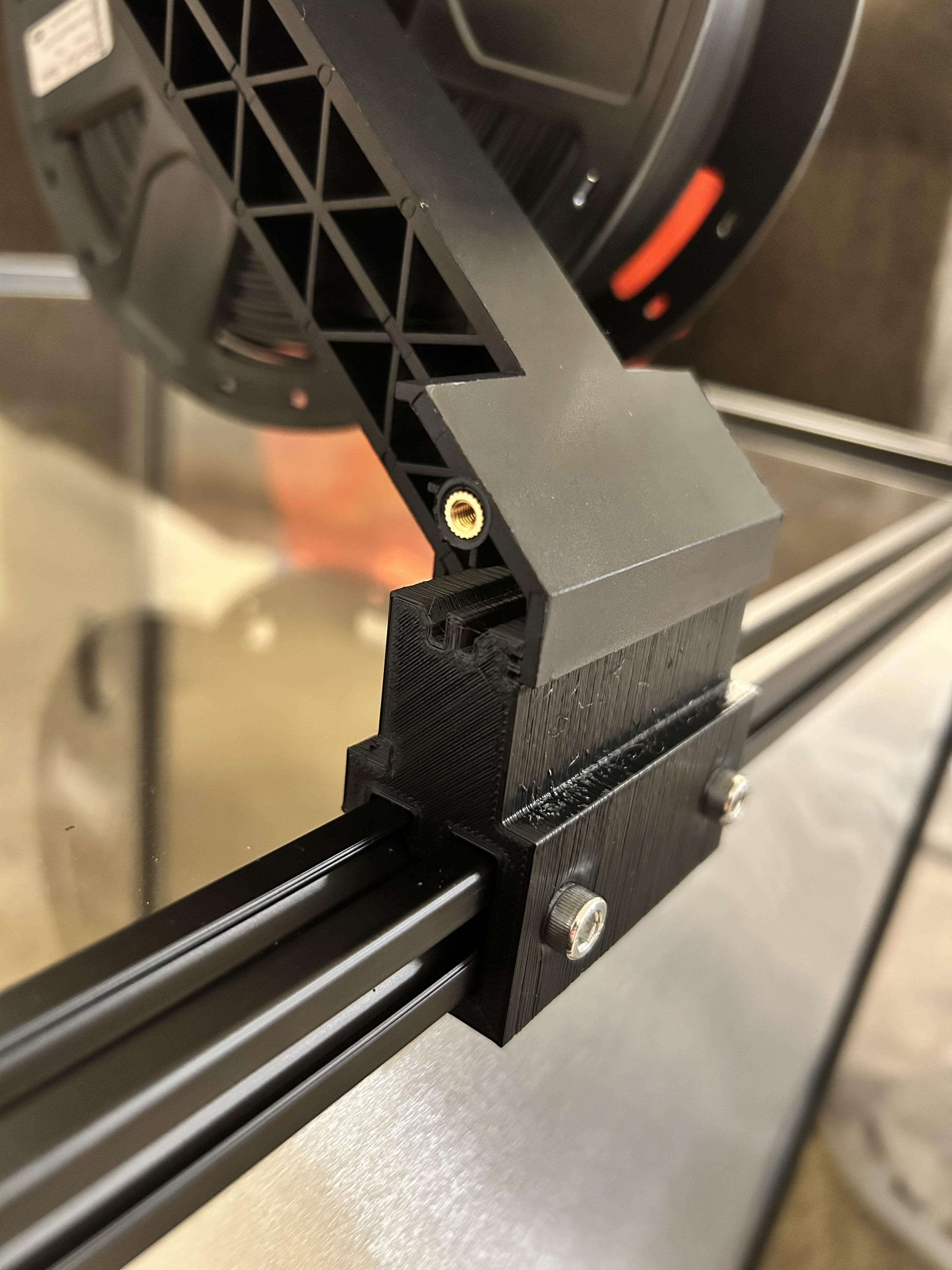 Ender 3 S1 Aluminum Extrusion Spool Adapter by treber | Download free ...