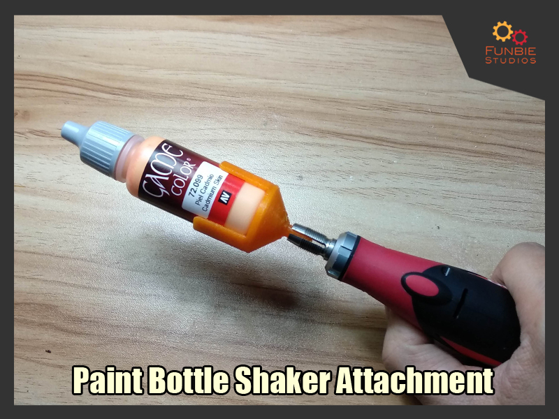Paint Bottle Shaker Attachment