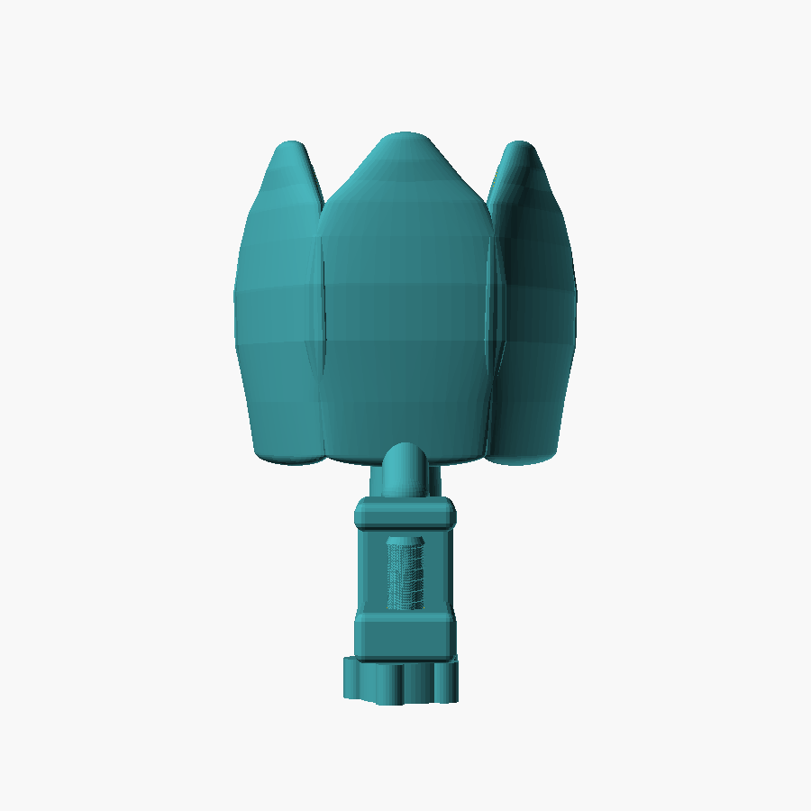 Tulip Cup Holder — clamp-on flower drink holder for your desk