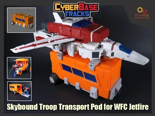 Skybound Troop Transport Pod for Transformers WFC Jetfire
