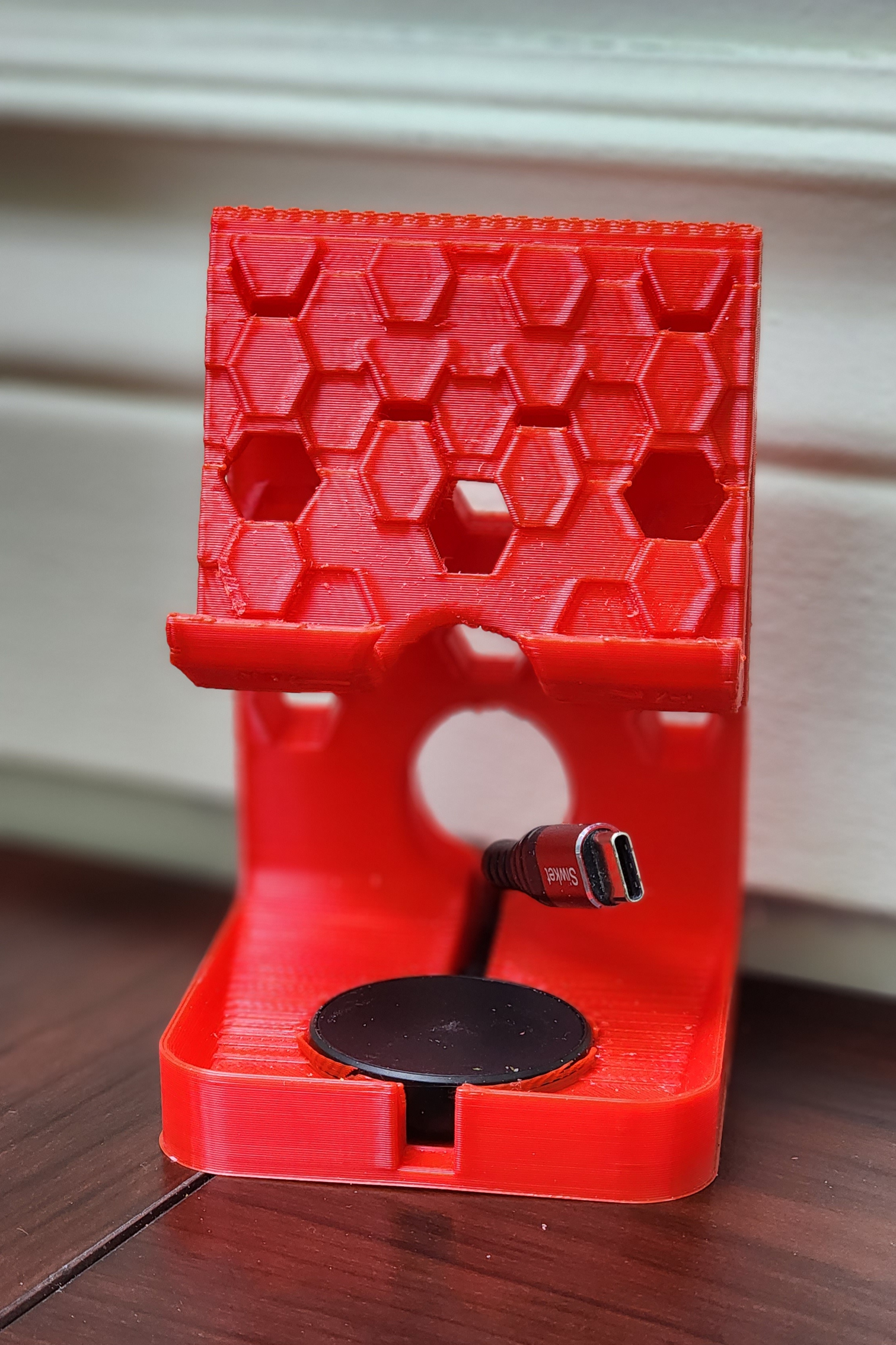 2in1 Phone Holder + Galaxy Watch Charger 3D model thumbnail