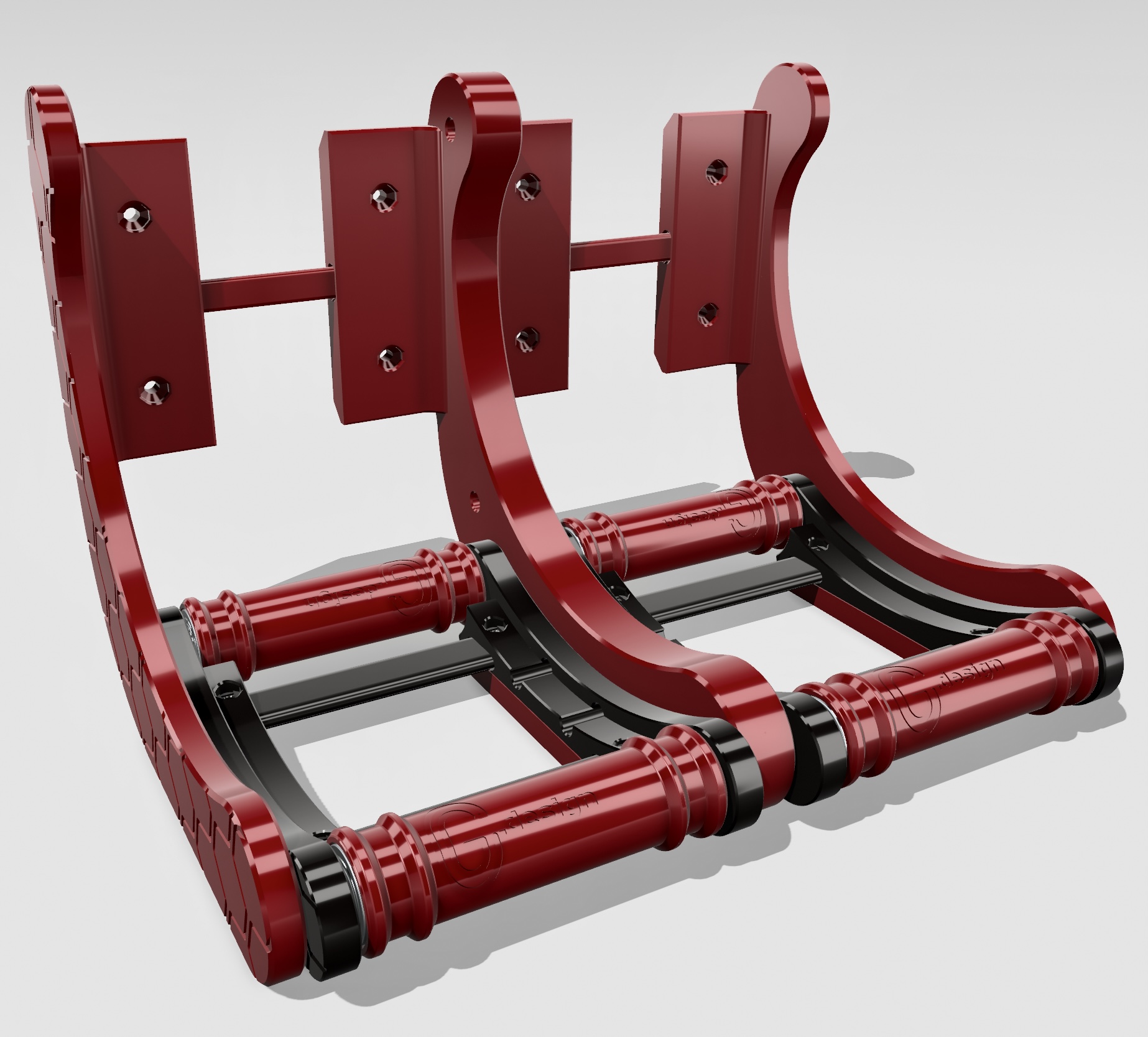 Miniatura 4 do modelo 3D ULTIMATE Spool holder wall mounts