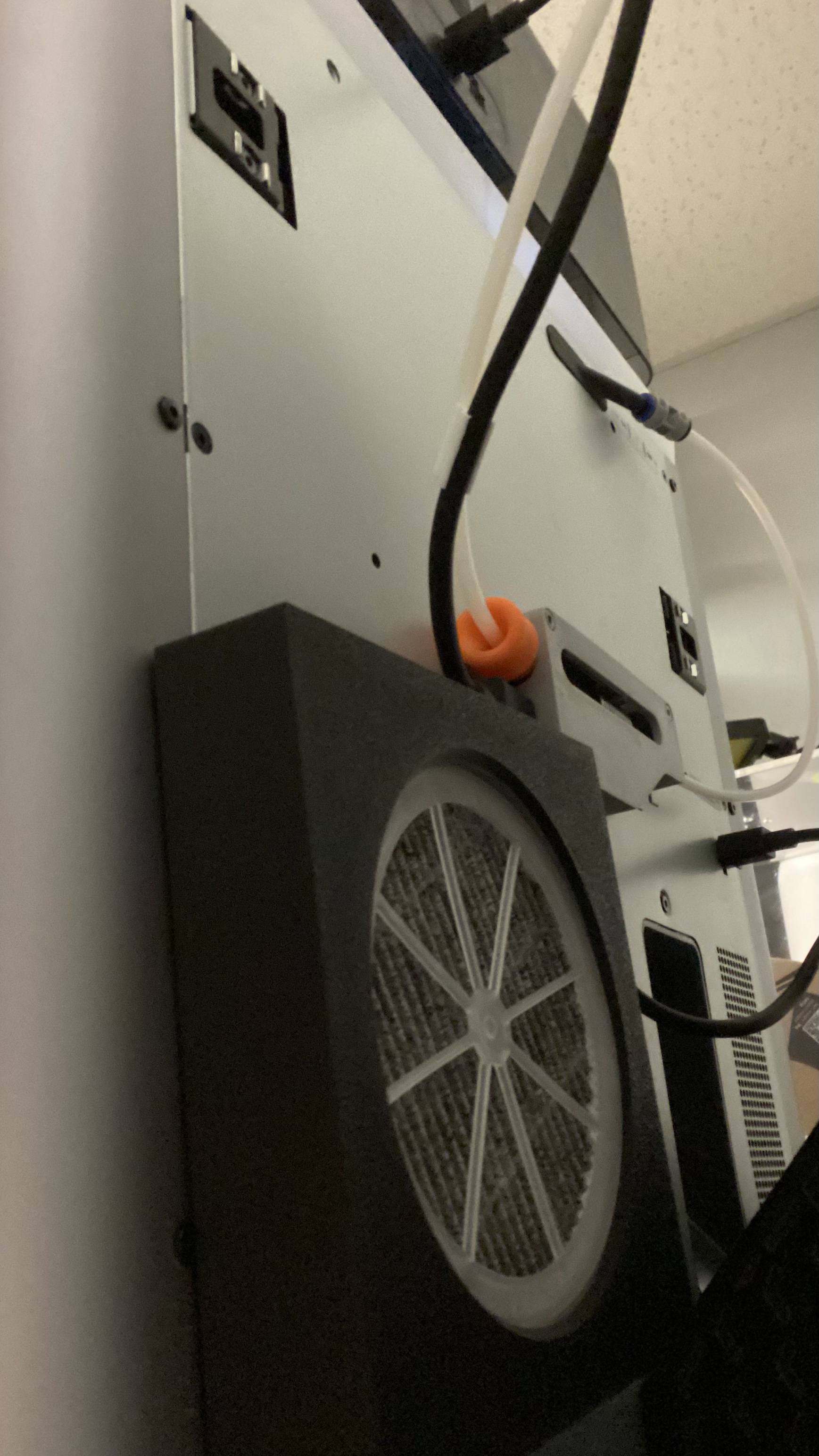 Bambu Lab X1 Chamber Fan GL2103 HEPA Filter Mount by RockChewer