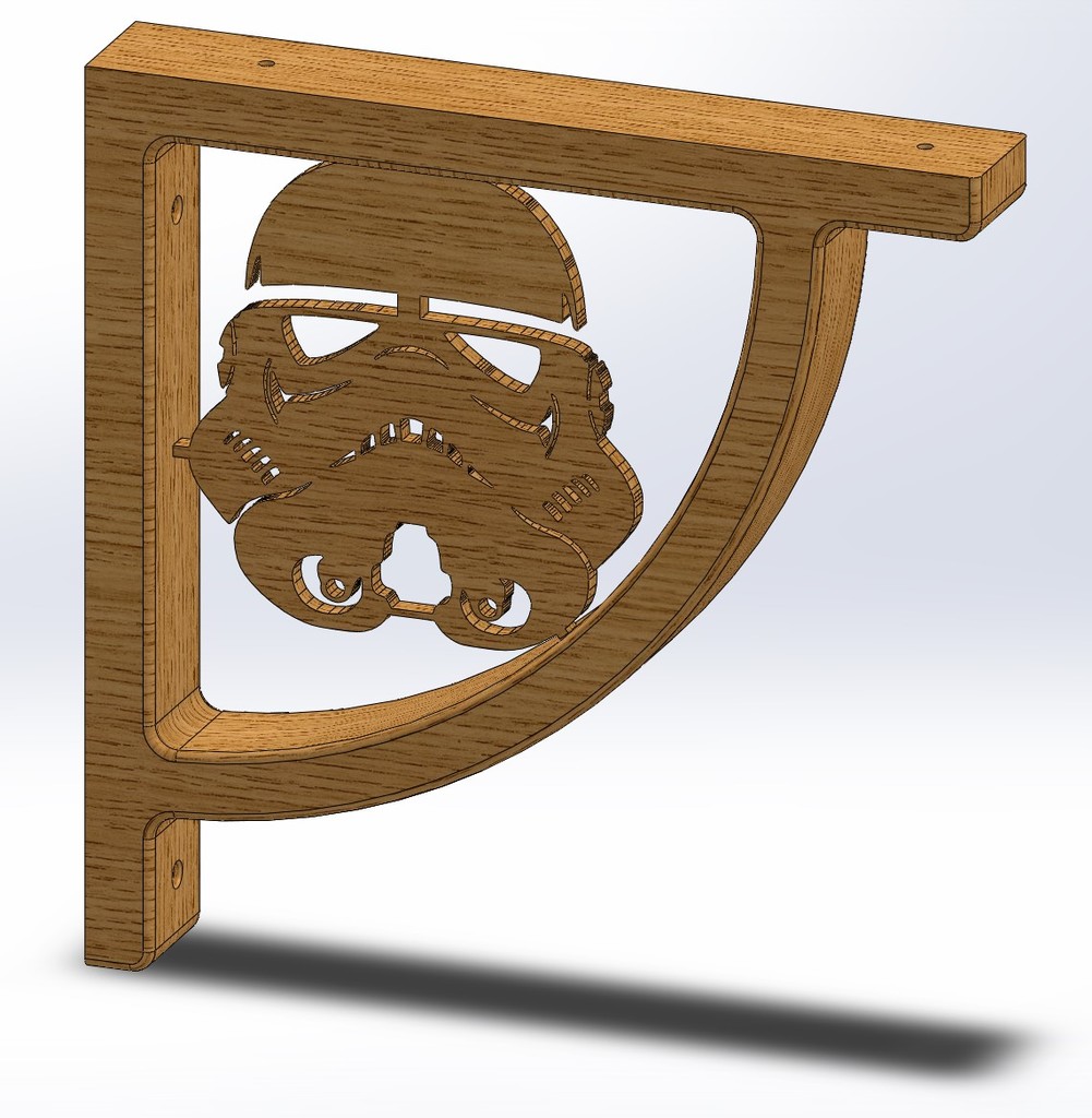 EQUERRE D'ÉTAGÈRE / shelf bracket Star Wars Stormtrooper
