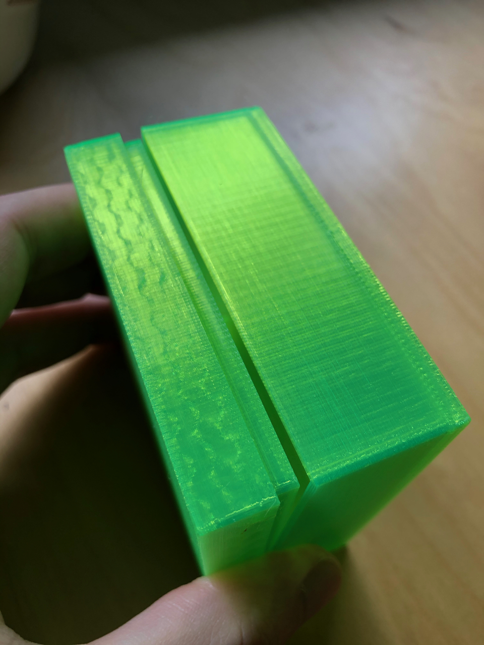 Box with flush fitting lid