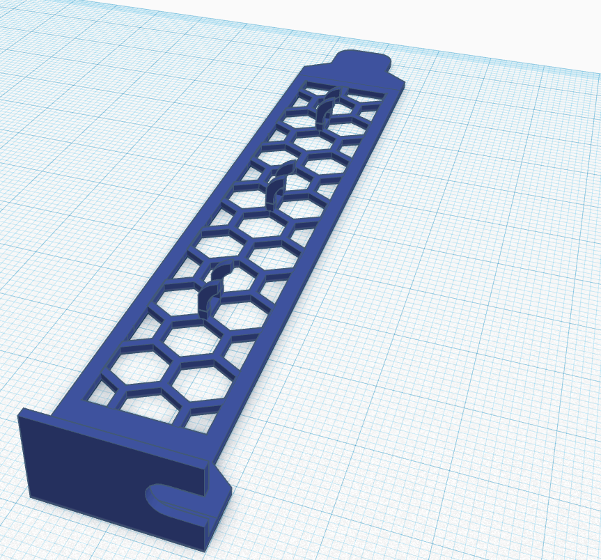 PCIe Single Slot Cover - Honeycomb