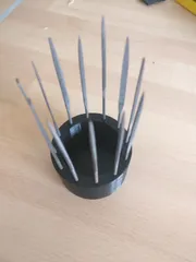 Needle files stand