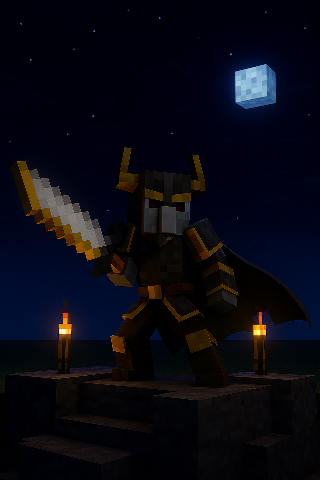 Custom minecraft dummy 13 weapons, The seven titans.
