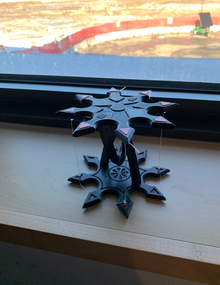 Miniatura 2 do modelo 3D Shuriken Tensegrity Structure