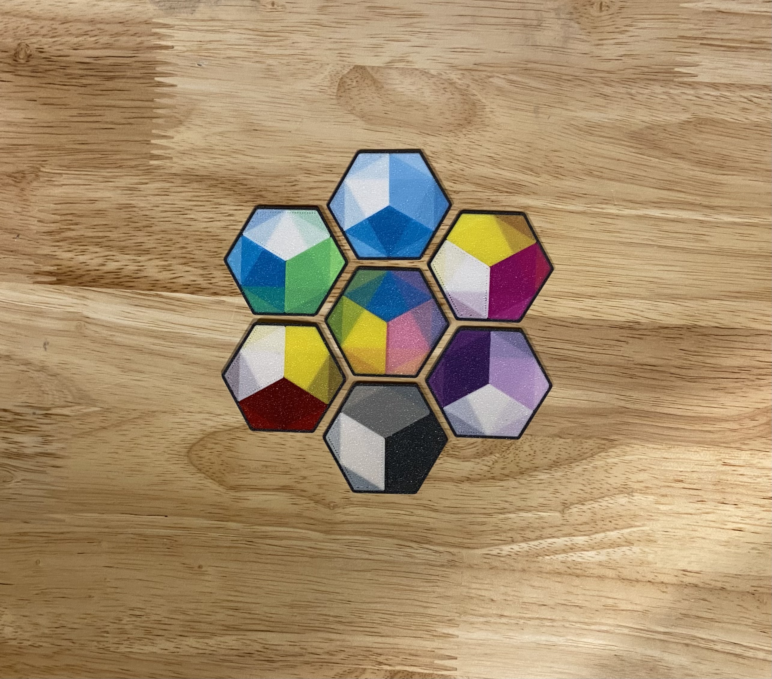 3-Color Blend Swatch