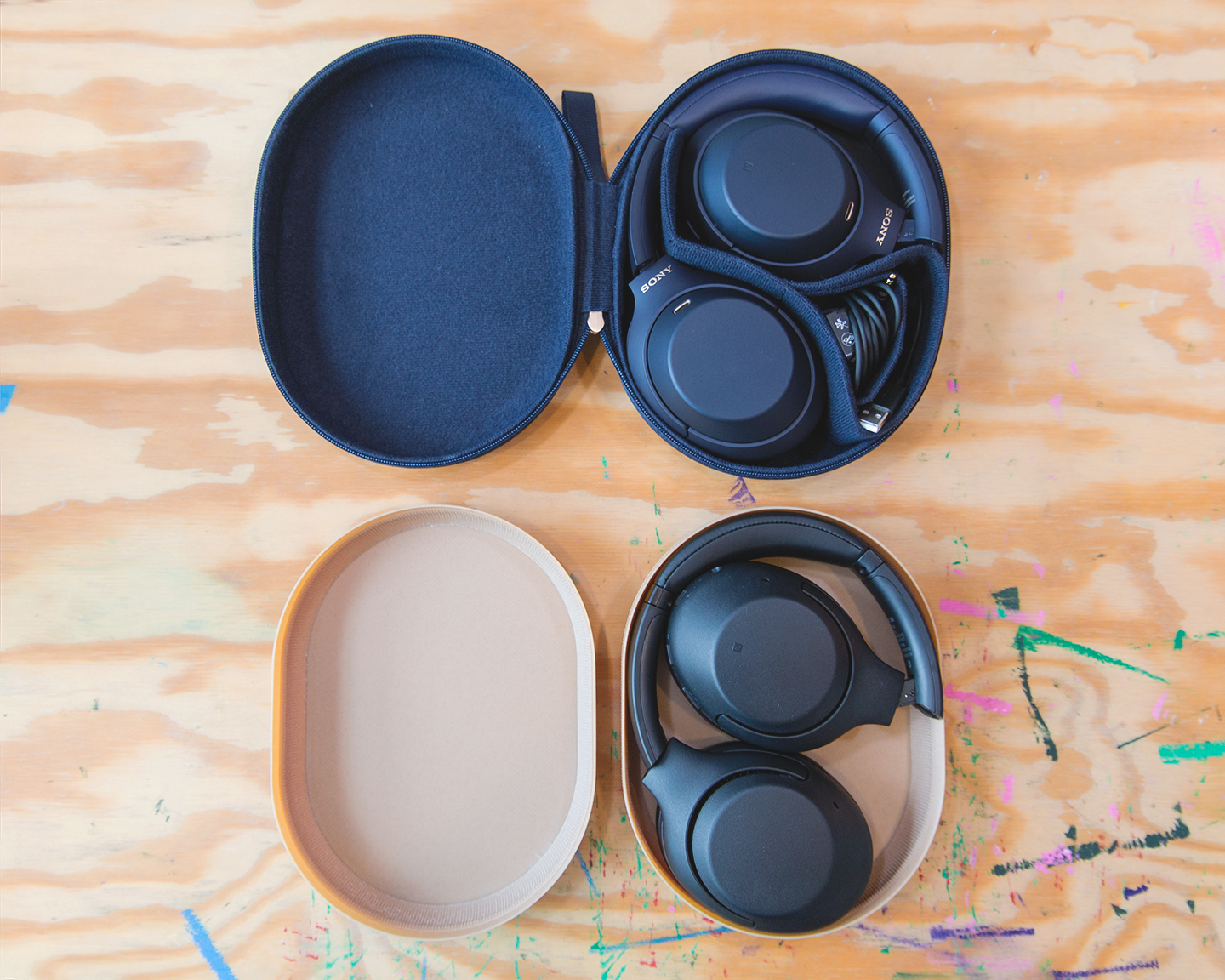 Miniatura 2 do modelo 3D headphone hard shell case (vase mode)