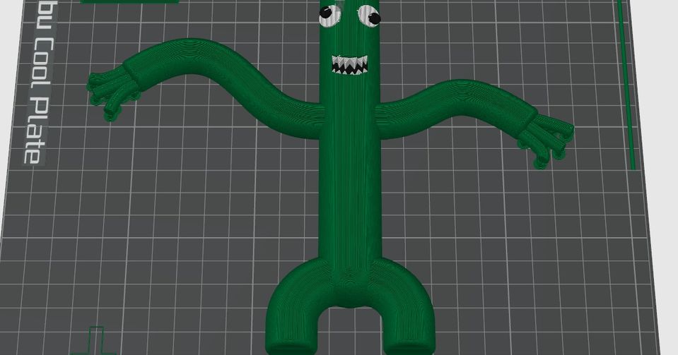 Green From Rainbow Friends (V2) - Download Free 3D model by dorime