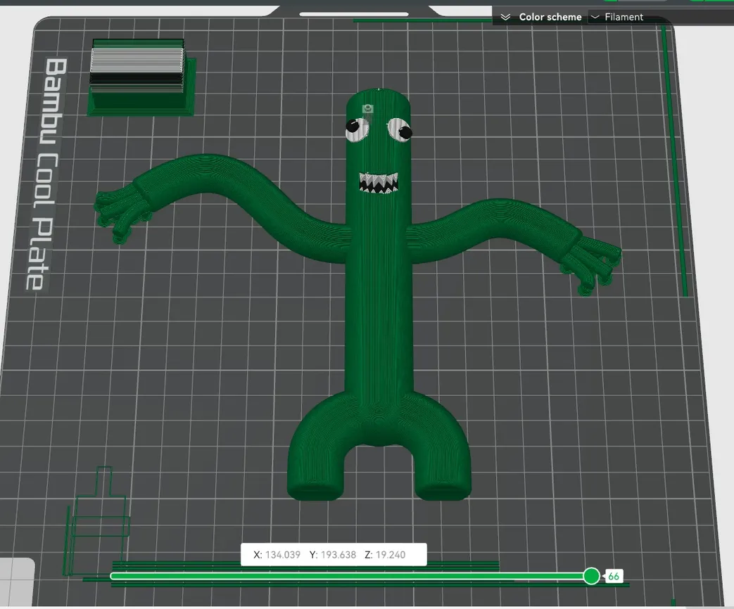 STL file GREEN FROM RAINBOW FRIENDS ROBLOX